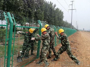 邢台南水北调工地 武警水电官兵施工忙